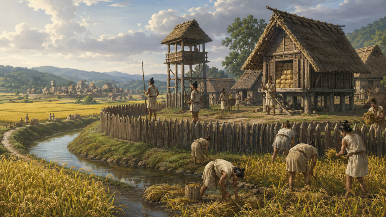 【日本史】弥生時代の正体|なぜ一粒の「お米」が、人類に初めての格差と戦争を強いたのか?の画像