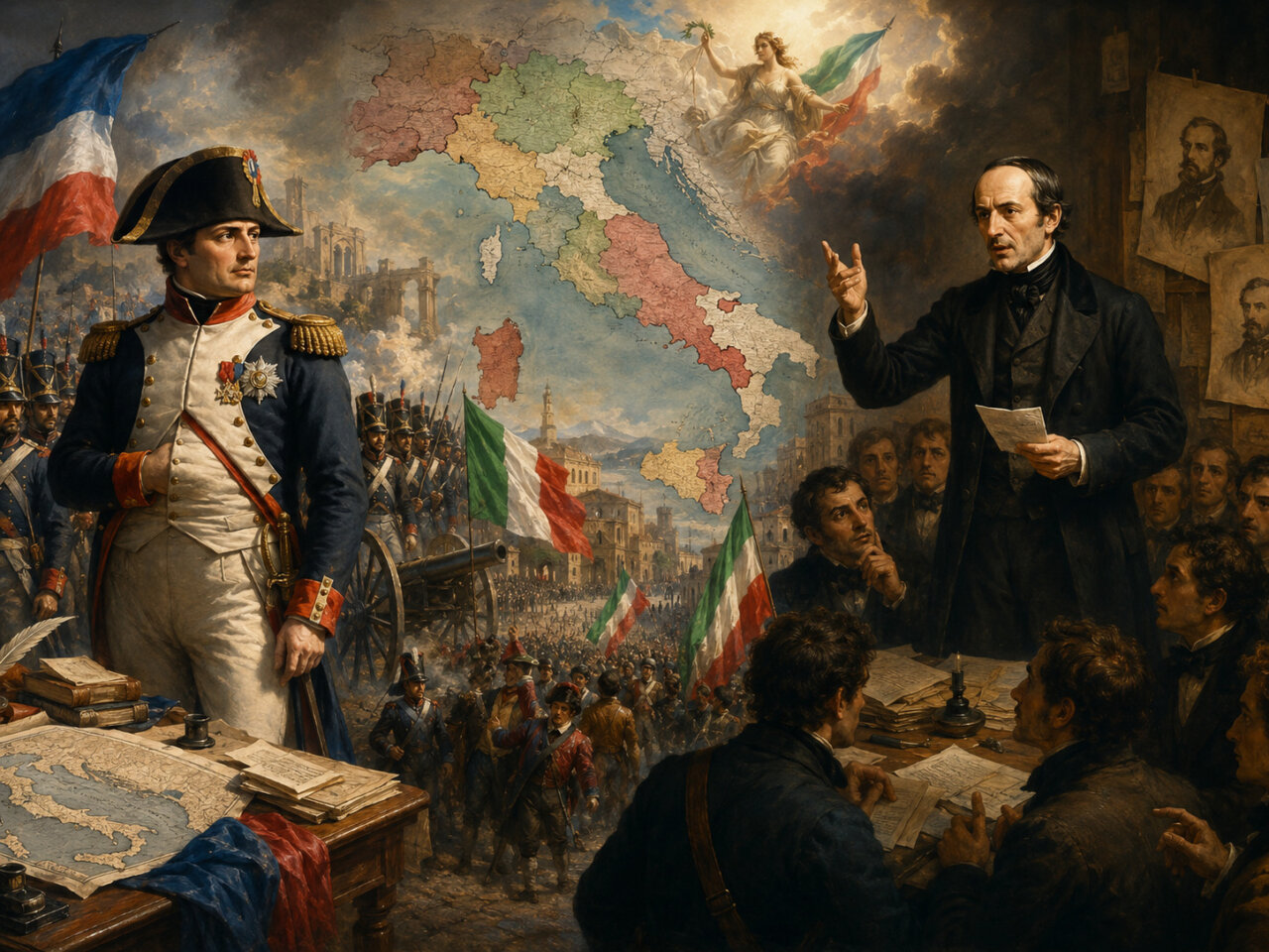 【世界史】イタリア統一の正体|なぜ「侵略者ナポレオン」が、祖国リソルジメントの引き金となったのか?の画像